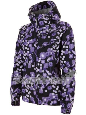 D�msk� bunda Horsefeathers Pastel black daisy
