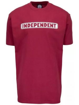 Pánské tričko Independent Bar Logo T-Shirt maroon