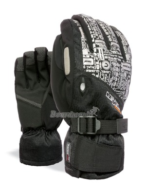Rukavice Level Matrix Logos black/silver
