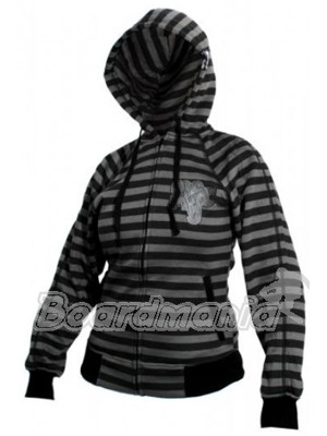 Dámská mikina MeatFly Stripes black