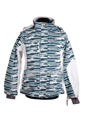 Zateplen� d�msk� bunda Meatfly se zaj�mav� celopoti�t�n�m designem. Obsahuje fleecov� zateplen� s v�trac�mi z�nami, pln� podlepen� �vy, v�tr�n� v podpa�� na zip, odep�nac� kapucu. Akce ��tek 