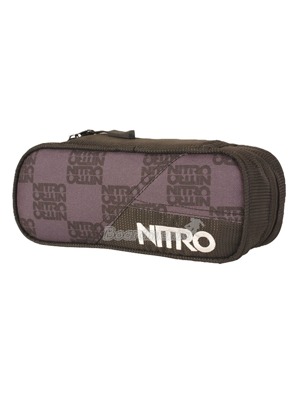Pouzdro se zap�n�n�m na zip, vy�it�m n�pisem Nitro a pr�hlednou s��ovanou ��st�. 
Materi�l: 100% polyester