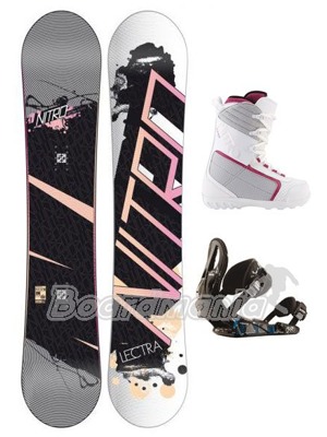 Dámský snowboard komplet Nitro Lectra Agent