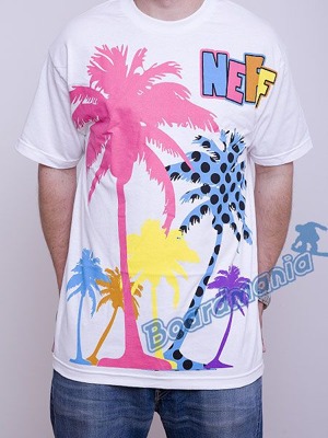P�nsk� tri�ko Neff Palms white