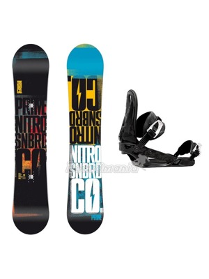Snowboard set Nitro Prime Propaganda Zero bez bot