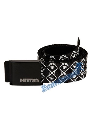 P�sek Nitro undefeated web belt black-white -