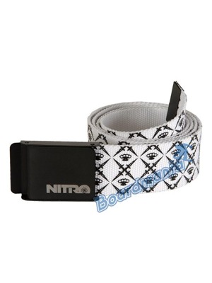 P�sek Nitro undefeated web belt white-black -