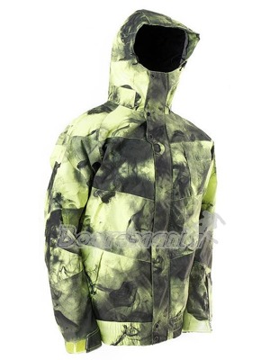 Pánská bunda Nugget Defen smoke herbal green print
