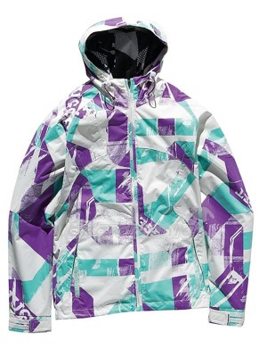 Dámská bunda Nugget Thali fraction lilac print