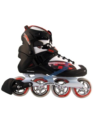 Rychl�, atraktivn� brusle �ady  Powerslide Phuzion D3  pro fitness a kondi�n� j�zdu vhodn� pro pokro�ilej�� brusla�e. Velk� kole�ka 90mm, lo�iska ABEC 7, v�born� odv�tran� bota, snadn� nazouv�n�.
