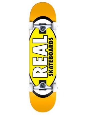 Skateboard Real Classic Oval yellow 7,5