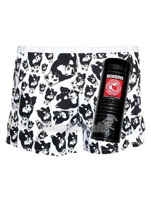 Dámské boxerky Represent Panda Párty bílá