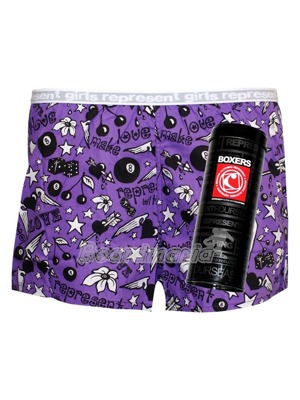 Dámské boxerky Represent Make Love fialové