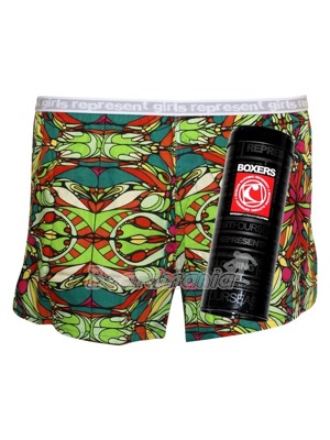 Dámské Boxerky Represent Woodstock green