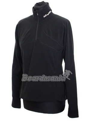 Dámská mikina Sensor Smartfleece EVO se stojáčkem černá