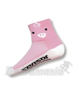 Ponožky Sensor Pig white/pink