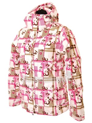 Dětská bunda Surfanic Winnie bubble check white