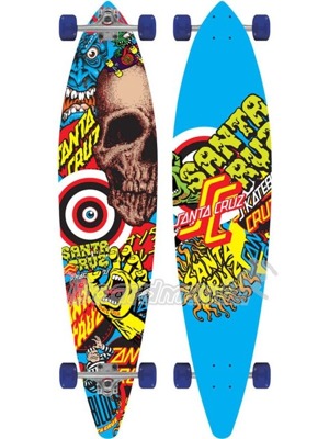 Longboard Santa Cruz Collage Pintail 43,5" + zdarma ložiska Independent