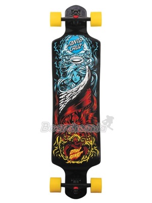 Longboard Santa Cruz Heads or Tails Drop 40" + zdarma ložiska Independent