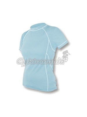 Prvn� vrstva s kr�tk�m ruk�vem, vhodn� pro sport se st�edn� z�t��, se�it ploch�mi �vy a snadn� �dr�ba.
