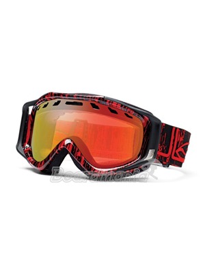 Brýle Smith Stance Black/Red Rise & Fall / Red Sol-X mirror