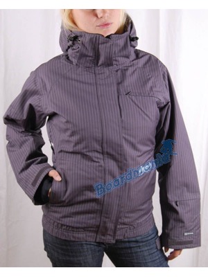 Vybaven� zateplen� d�msk� zimn� bunda pro �ast� pobyt na hor�ch. Technick� detaily pro snowboard.