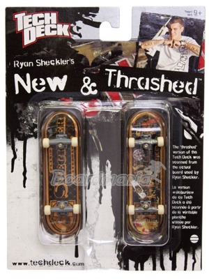 New & Trashed fingerboard TechDeck Ryan Shlecker