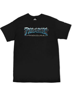 Pánské tričko Thrasher Black Ice black