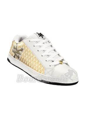 Skate boty Zoo York White Plains white/gold