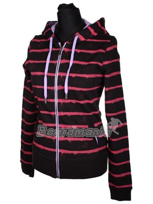 Mikina pro tyg�ice dopln�n� o knofl�ky na kaps�ch s kontrastn�m potiskem kapuce i zip�, zv��en� lem, zezadu modr� n�pis Zoo York, 80% bavlna, 20% polyester