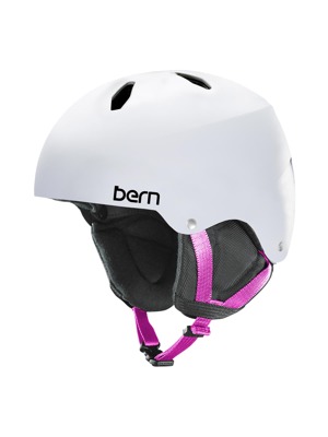 Dětská zimní helma Bern Diabla Team satin white