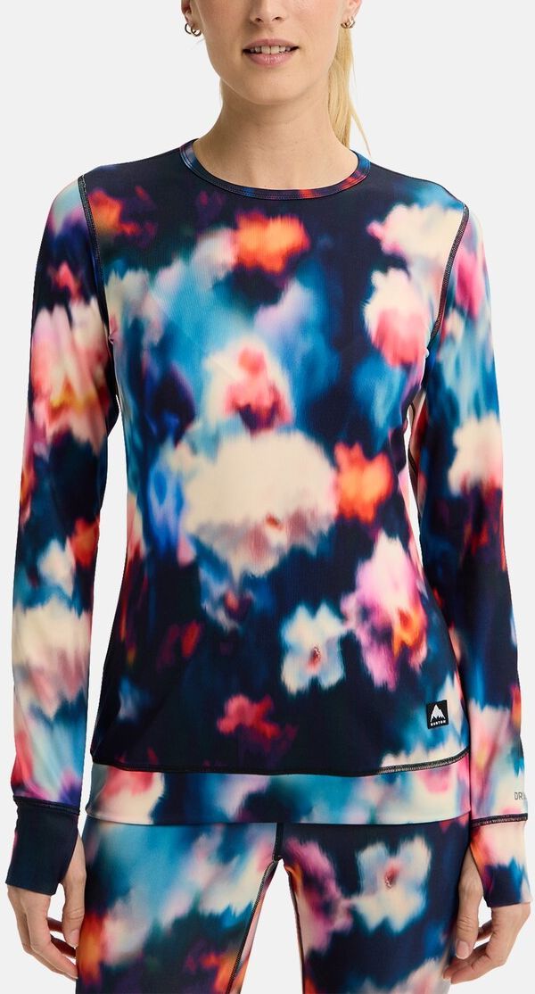 Dámské termoprádlo Burton Midweight Base Layer Crewneck Floral Blur