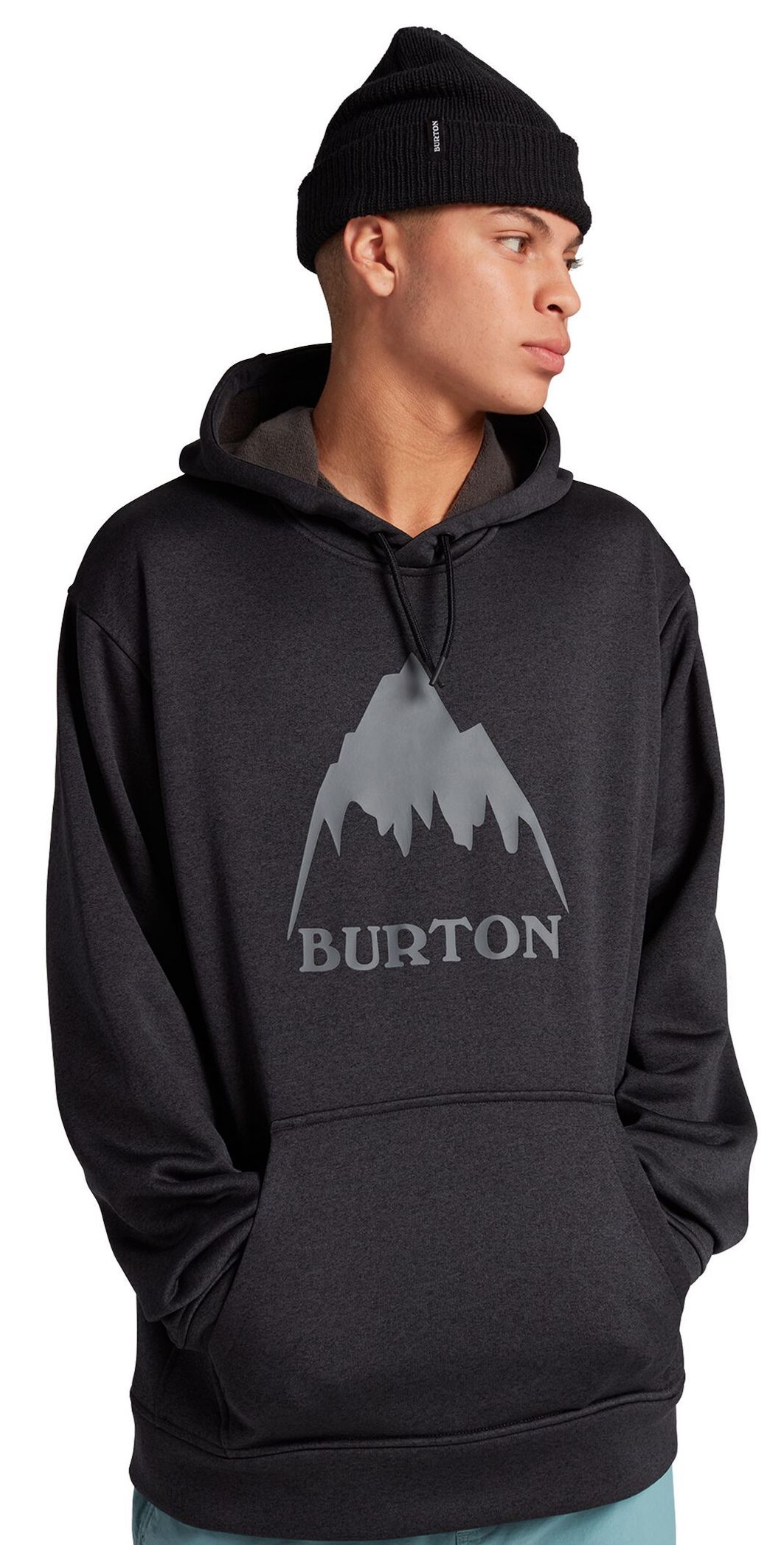 Mikina Burton Oak Pullover True Black Heather