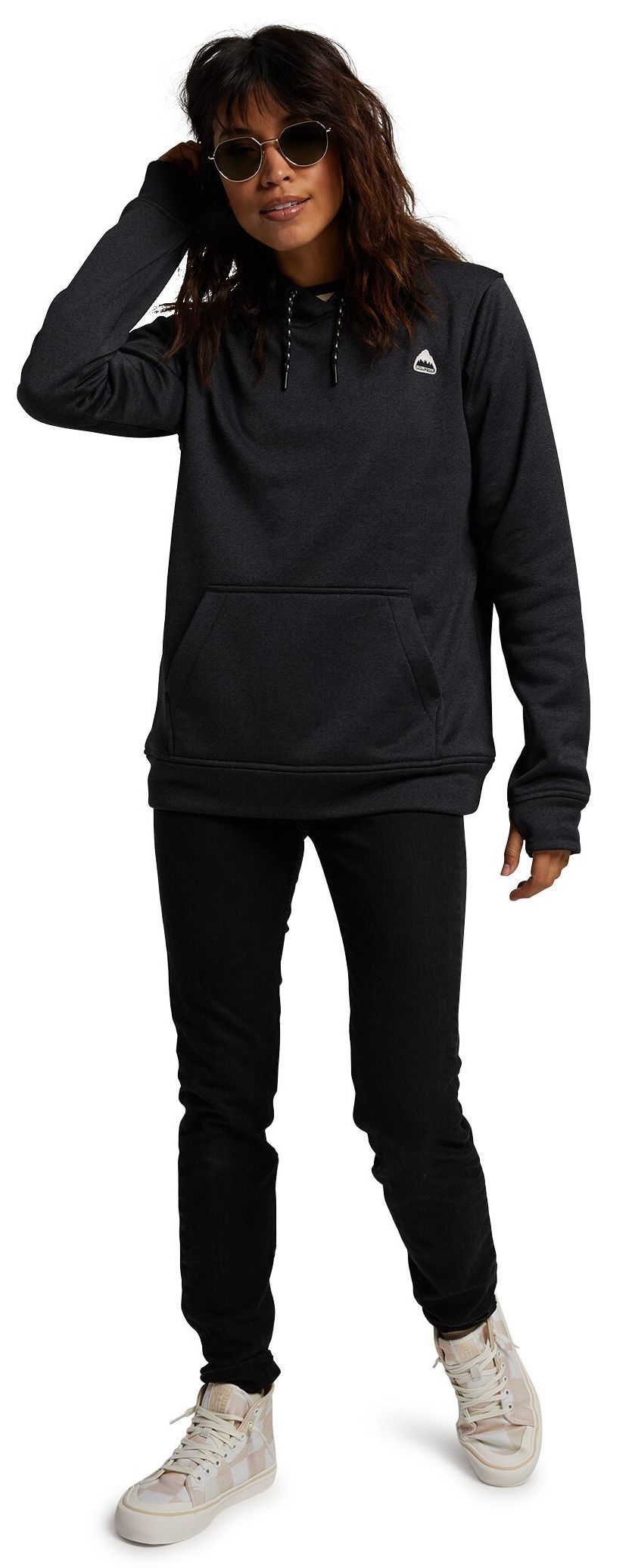 Dámská mikina Burton Oak Pullover True Black Heather