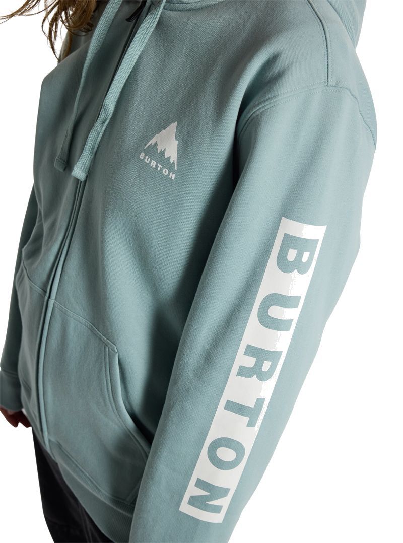 Mikina Burton Elite Full-Zip petrol green