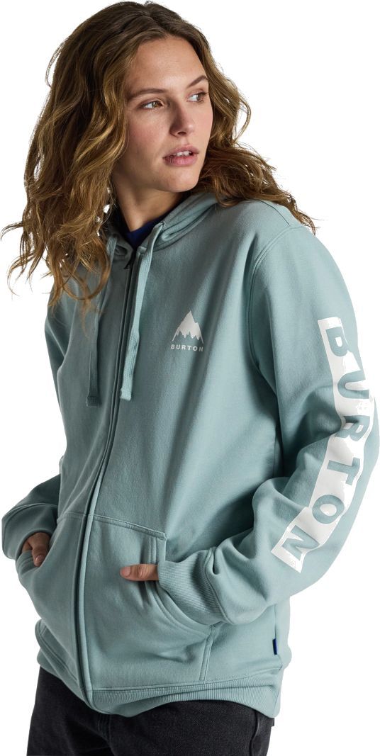 Mikina Burton Elite Full-Zip petrol green