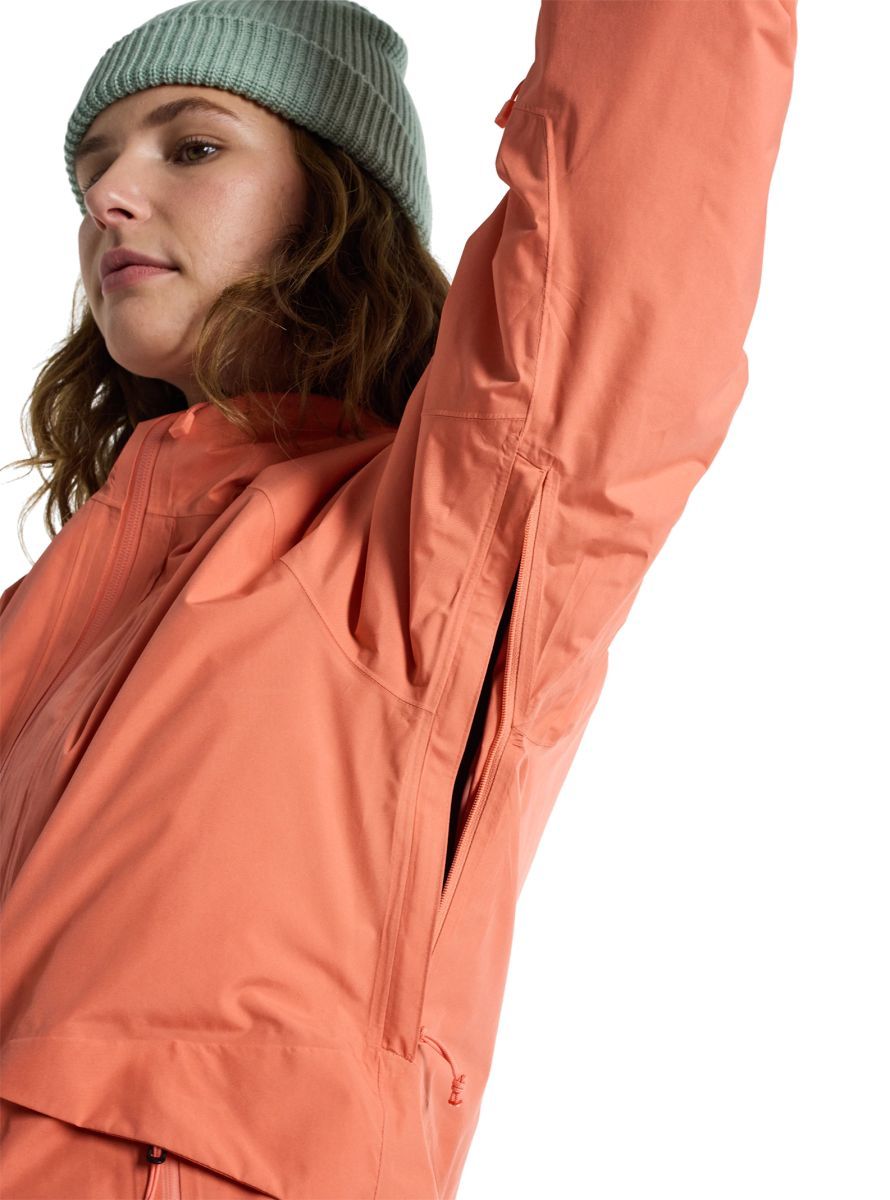 Dámská bunda Burton Gore-Tex 2L Pillowline Anorak peach echo