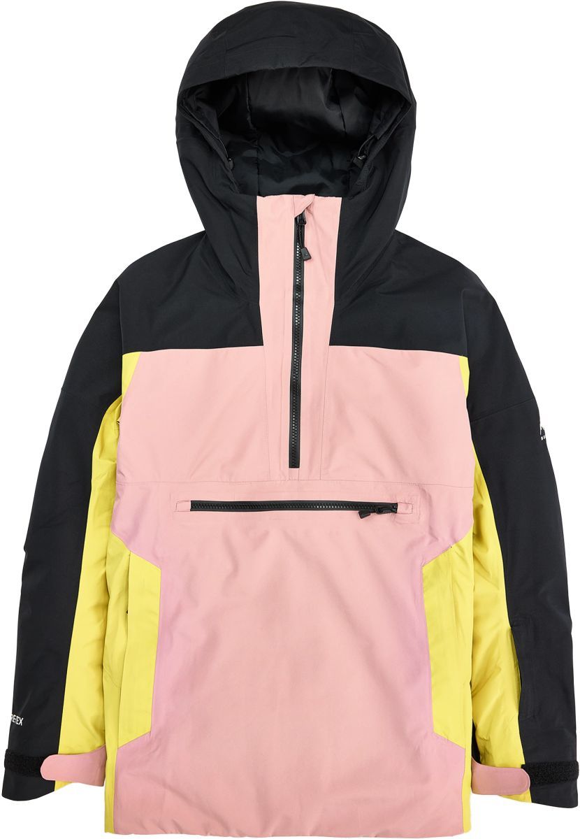 Dámská bunda Burton Gore-Tex 2L Pillowline Anorak true black/powder blush/sulfur