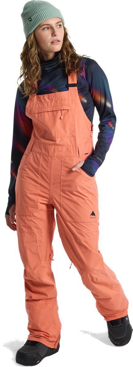 Dámské kalhoty Burton Avalon 2L Bib peach echo