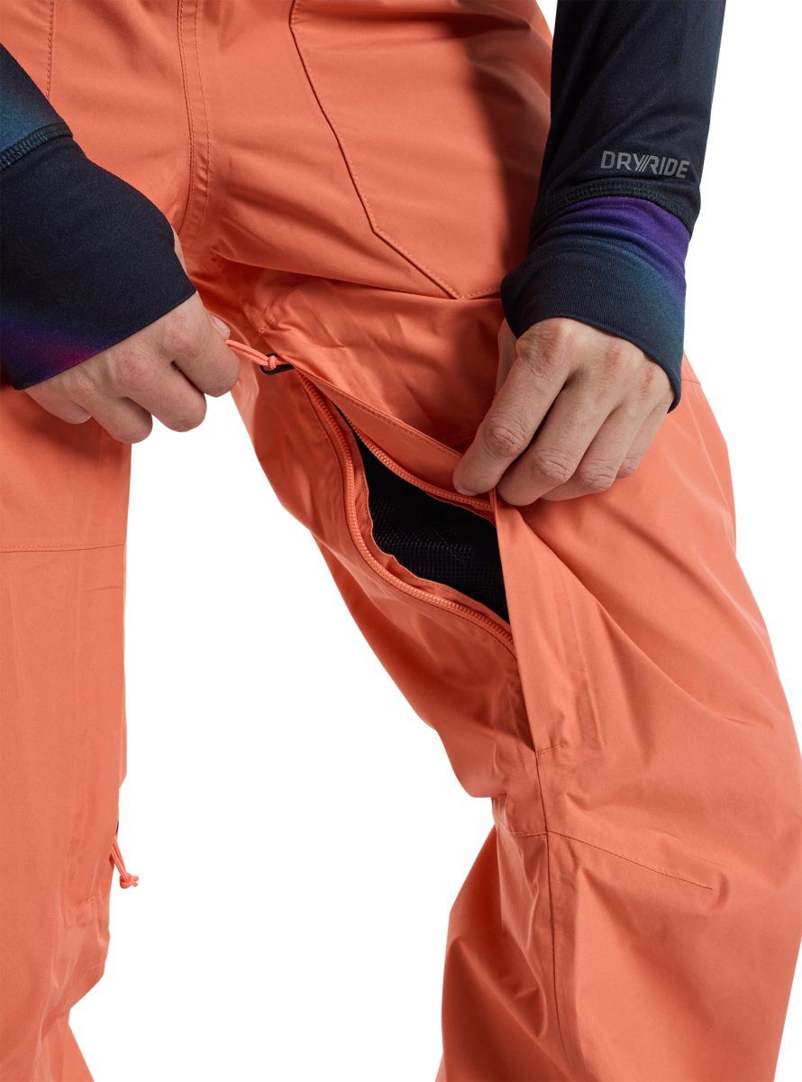 Dámské kalhoty Burton Avalon 2L Bib peach echo