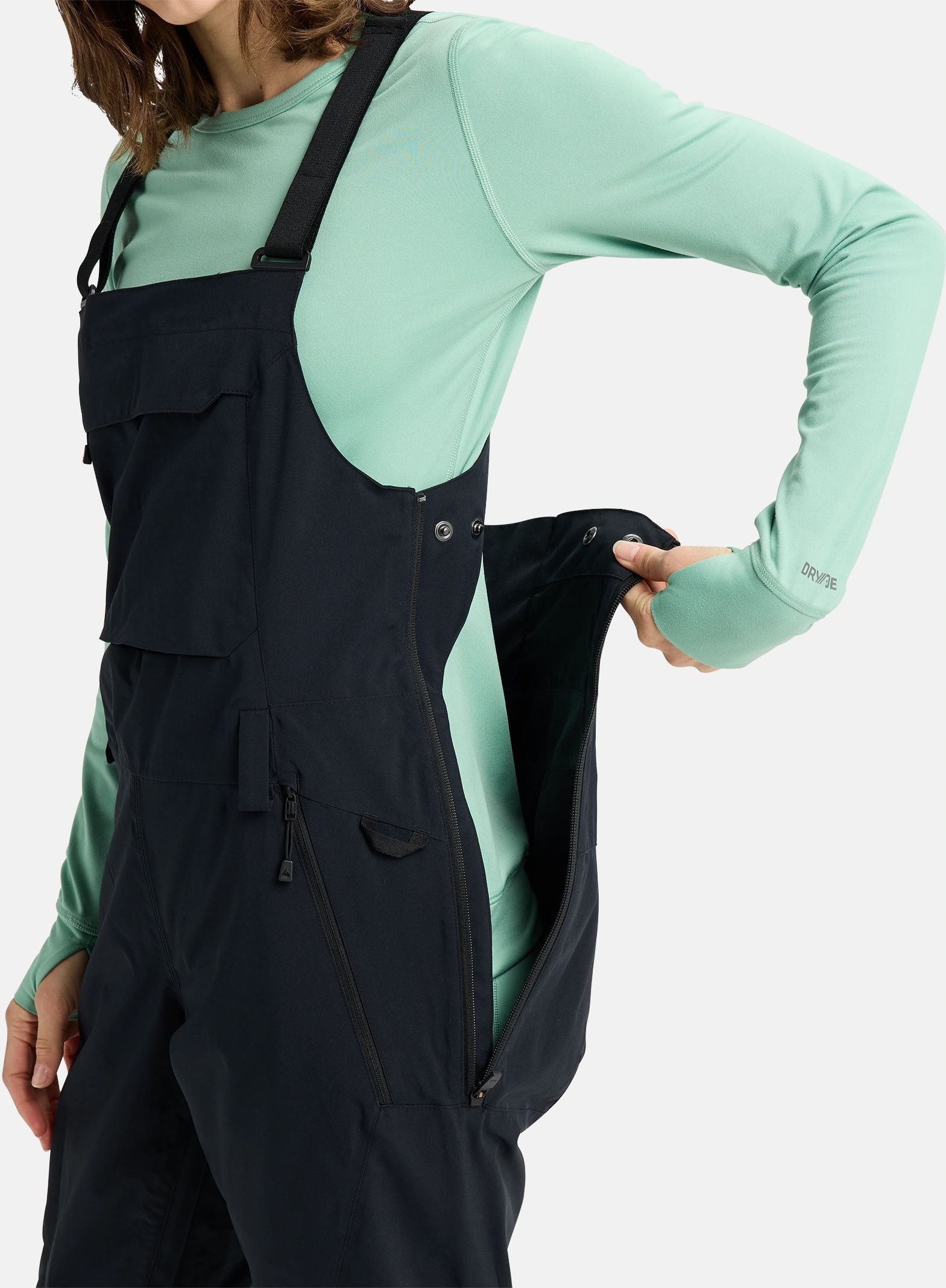 Dámské kalhoty Burton Reserve Stretch 2L Bibs true black