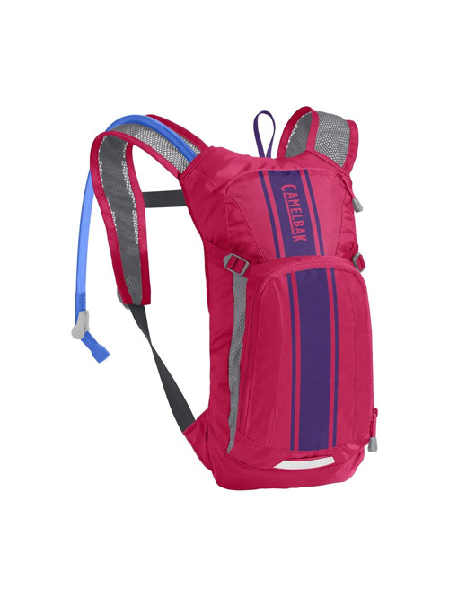 Dětský batoh na kolo Camelbak Mini M.U.L.E. hot pink/purple stripe 3l