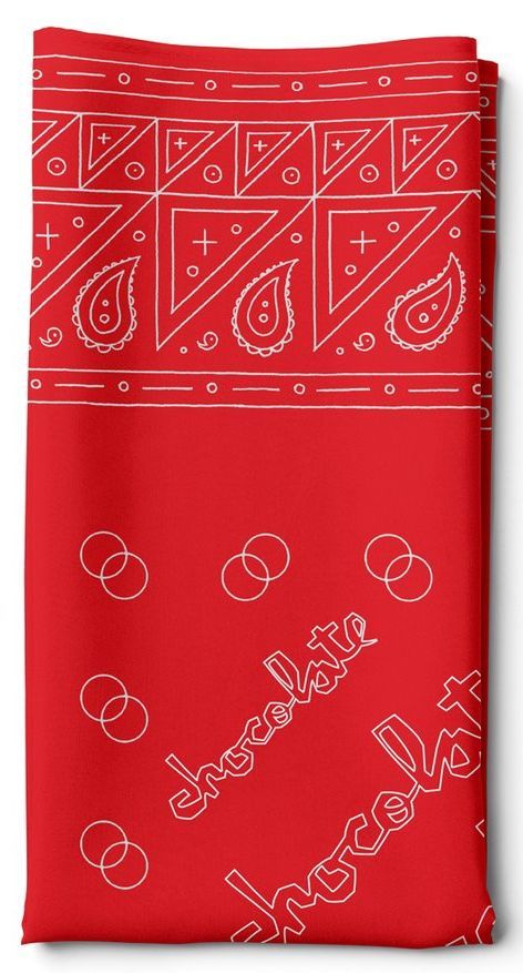 Šátek Chocolate Bandana red