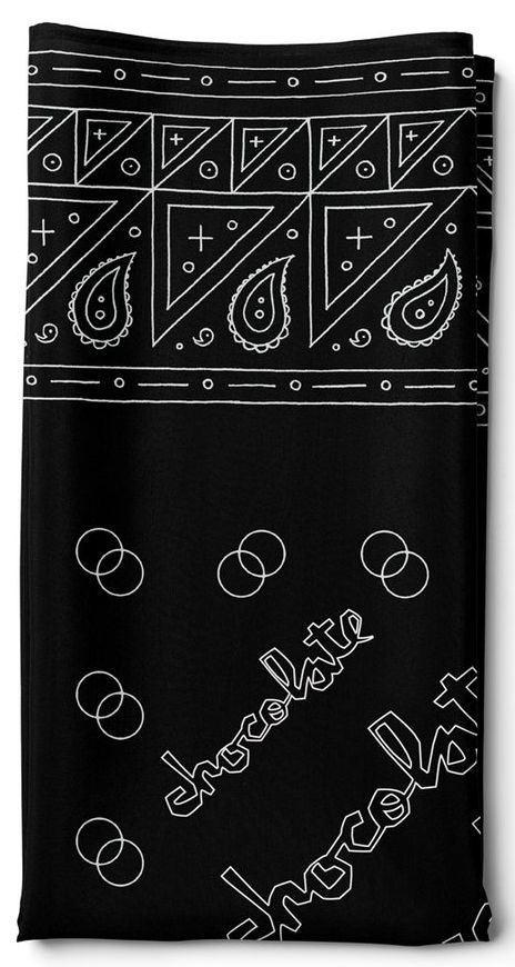 Šátek Chocolate Bandana black