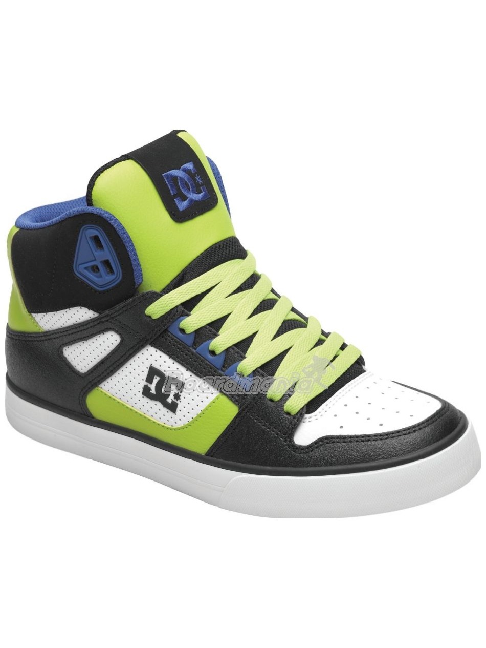 Boty DC Spartan Hi Wc black/white/soft lime | Boardmania.cz