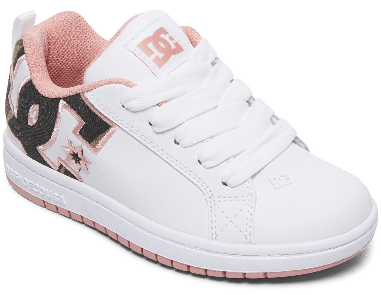 Dětské boty DC Court Graffik SE white camo Boardmania cz