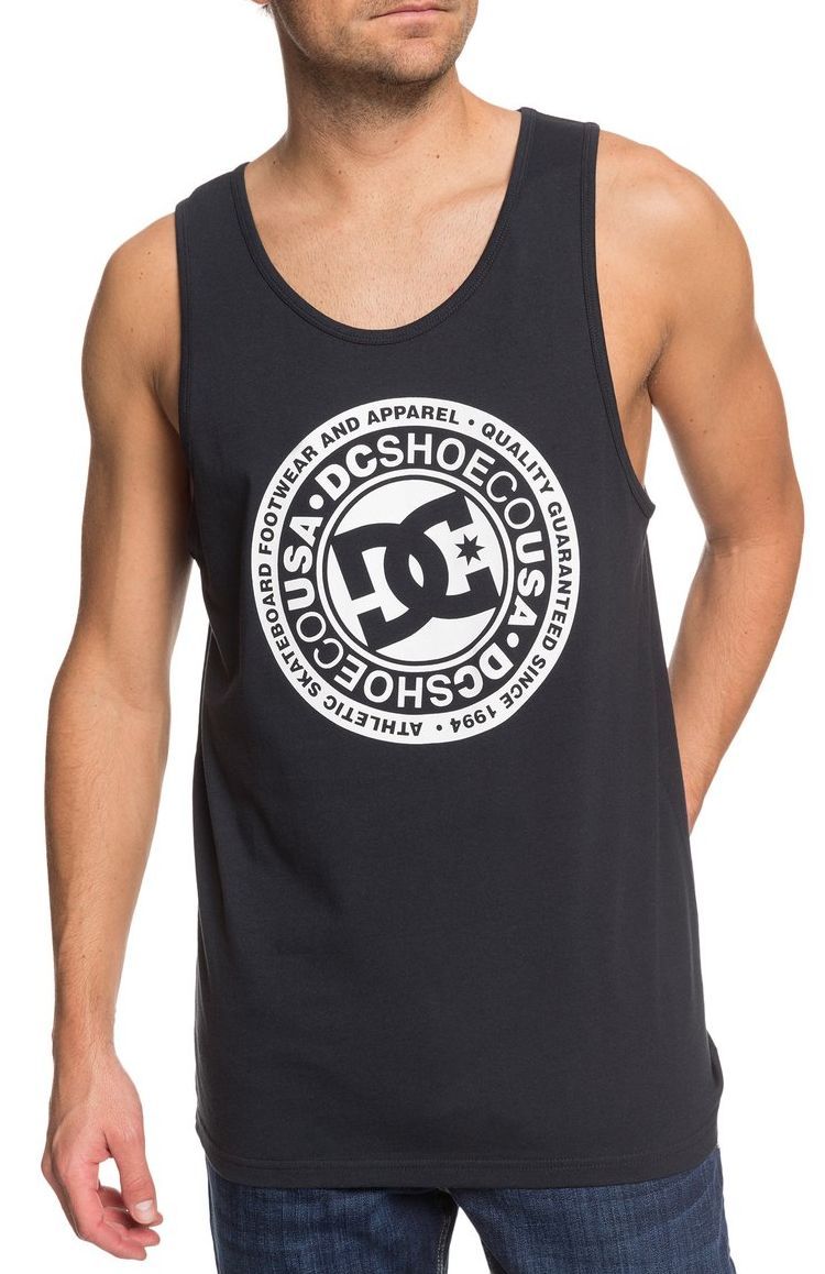 Tílko DC Circle Star Tank black snow white | Boardmania.cz