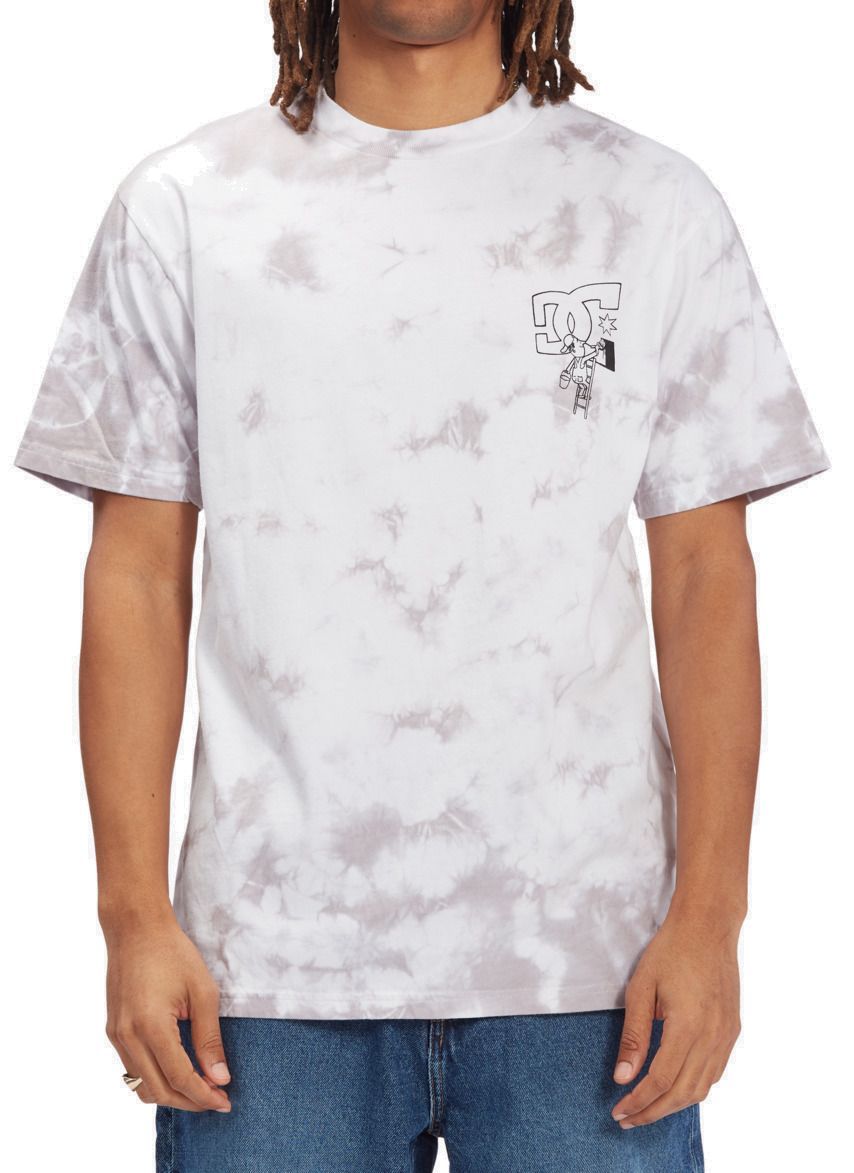 Triko DC Fill In Hss high rise/ white blochy tiedye