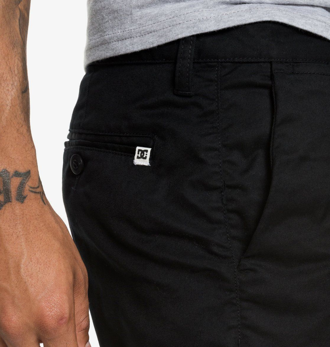 Kraťasy DC Worker Straight 20.5 black