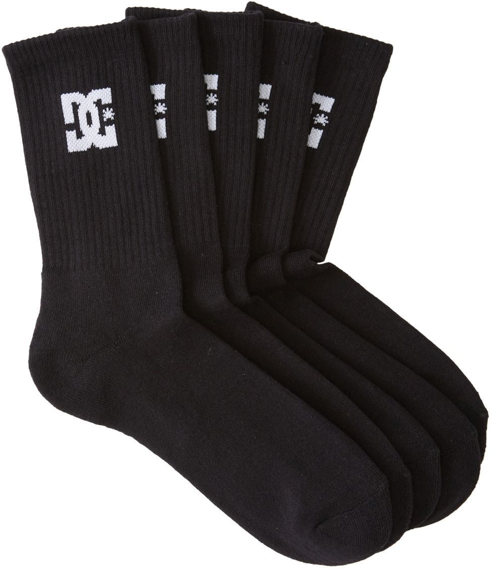 Ponožky Spp DC Crew 5ks black | Boardmania.cz